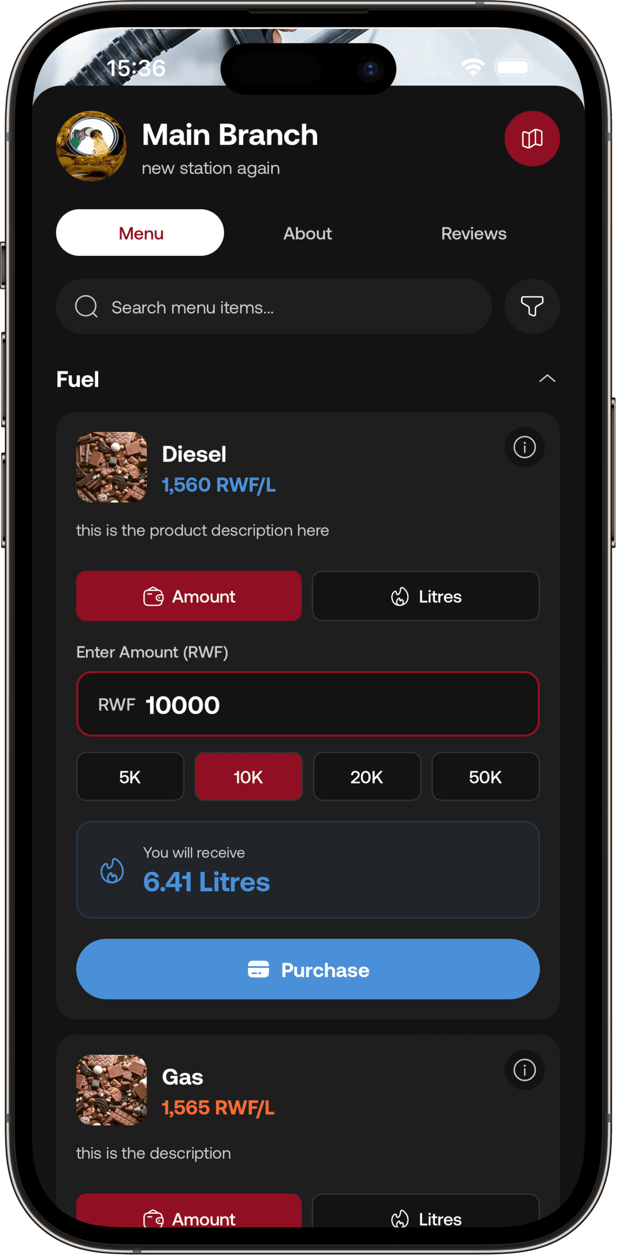 Fuel Purchase